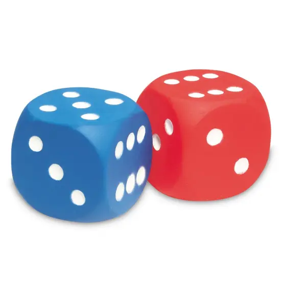Foam Dot Dice, 2 Per Pack, 3 Packs {2}