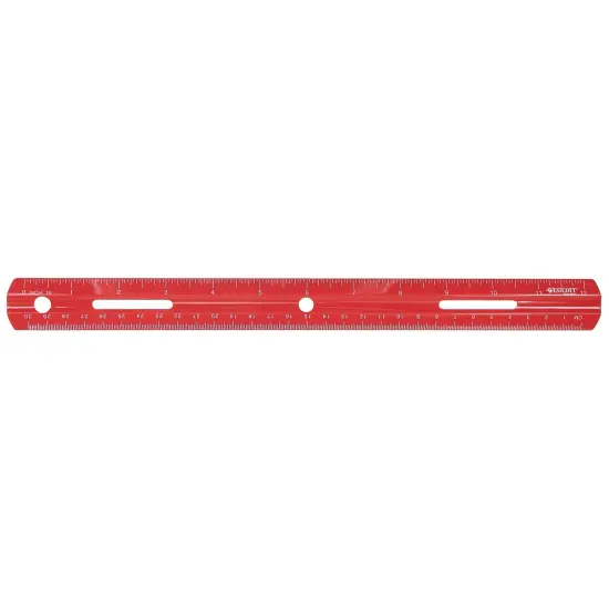 Plastic Ruler, 12", Pack of 36 {5}