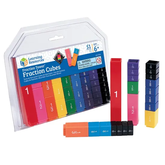 Fraction Tower&reg; Cubes: Fraction Set {1}