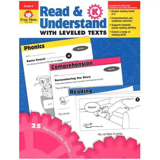 Read & Understand with Leveled Texts Book, Grade K {1}