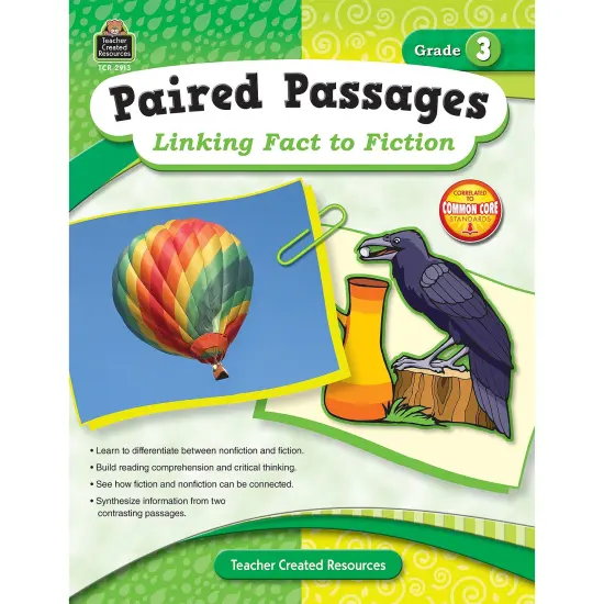 Paired Passages Linking Fact to Fiction Book, Grade 3 {1}