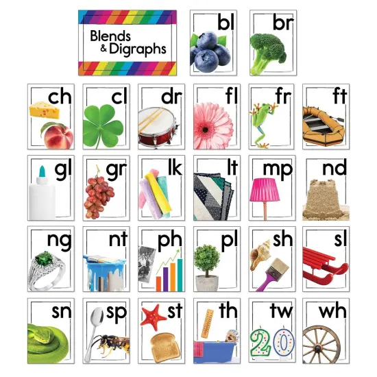 Blends and Digraphs Bulletin Board Set {1}