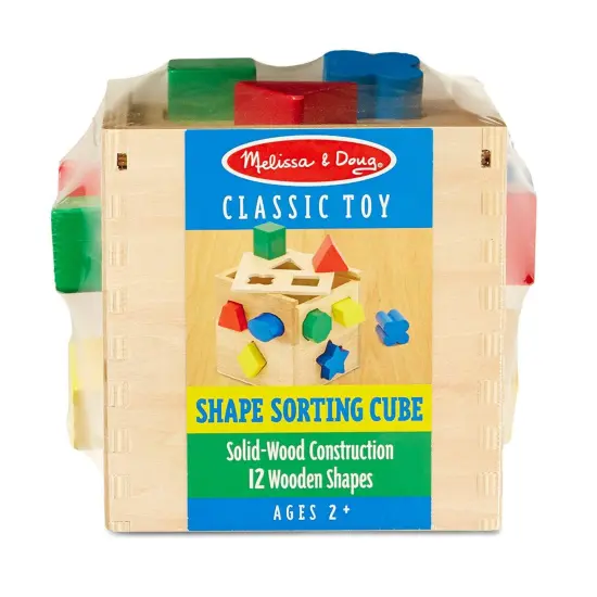 Shape Sorting Cube Classic Toy {2}