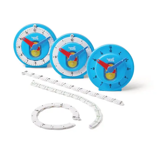 NumberLine Clock: Deluxe Set of 6 {1}