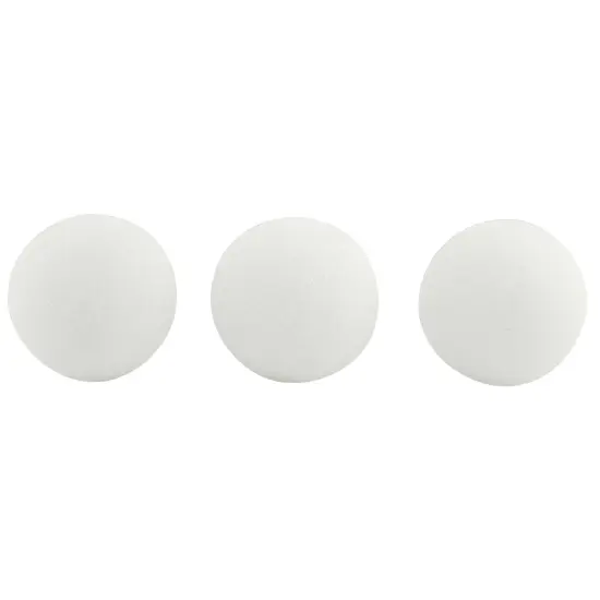 Craft Foam Balls, 3 Inch, White, 12 Per Pack, 2 Packs {1}