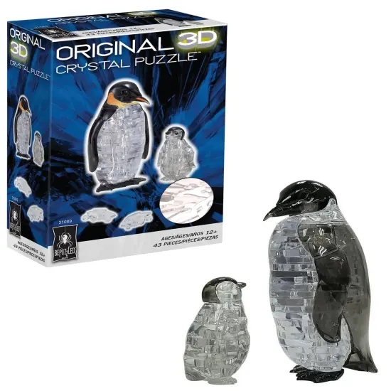 Penguin and Baby 43 Piece 3D Crystal Jigsaw Puzzle {4}