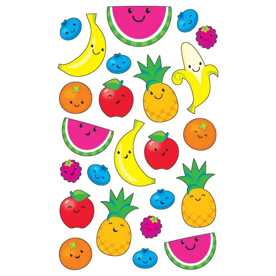 Friendly Fruit superShapes Stickers-Large, 192 Per Pack, 6 Packs {3}