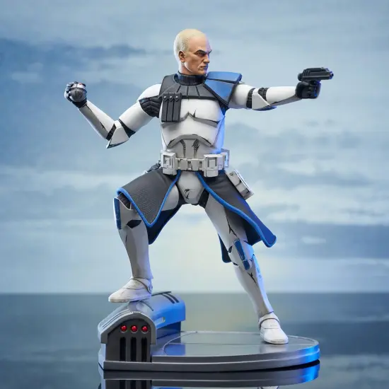 Star Wars Premier Collection Captain Rex Statue 10 Inch Resin Statue {4}