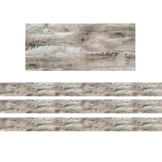 Rustic Wood EZ Border, 48 Feet Per Pack, 3 Packs {1}