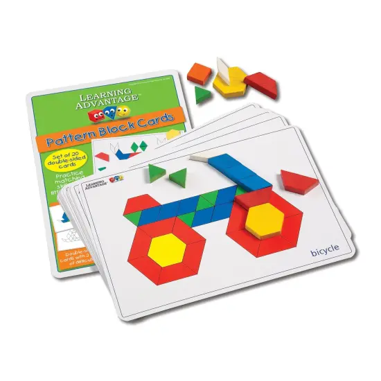 Pattern Block Cards - Set of 20 {1}