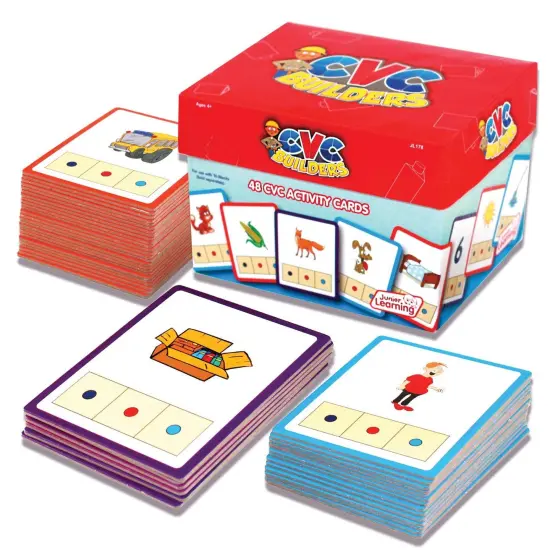 CVC Builders Activity Cards, Set of 48 {1}