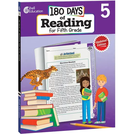 180 Days of Reading 2nd Edition, Grade 5 {1}