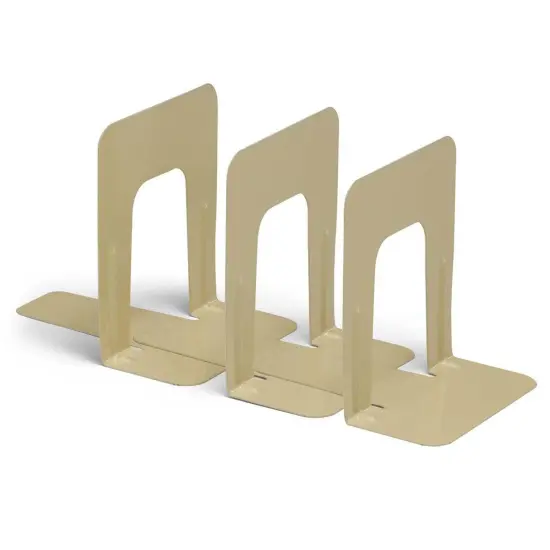 Bookends, 9" Height, Tan, 2 Per Set, 3 Sets {1}