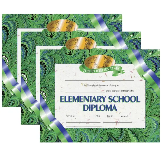 Elementary School Diploma, 8.5" x 11", 30 Per Pack, 3 Packs {1}