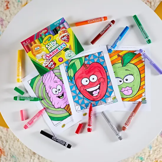 Wedge Tip Silly Scents&trade; Smash Ups Markers, 12 Per Pack, 3 Packs {6}