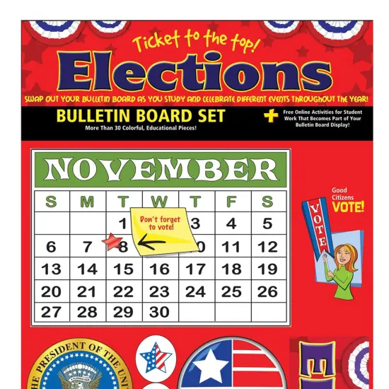 Ticket to the Top - Presidential Elections Bulletin Board Set {2}