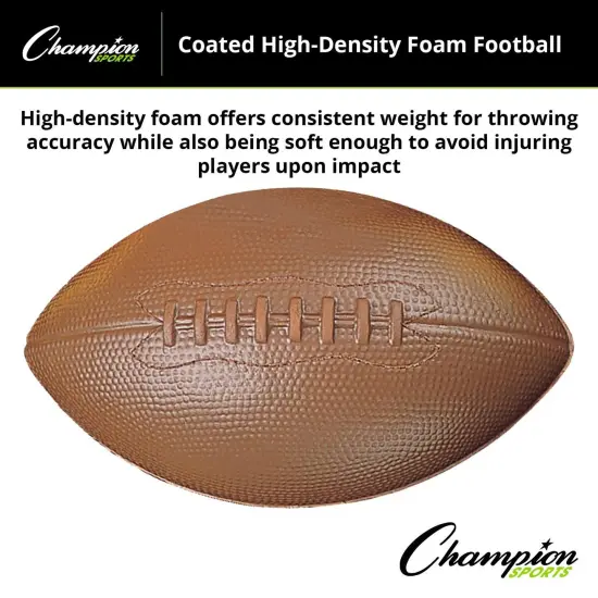Coated High-Density Junior Foam Football {2}