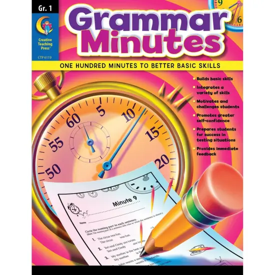 Grammar Minutes Workbook, Grade 1 {1}