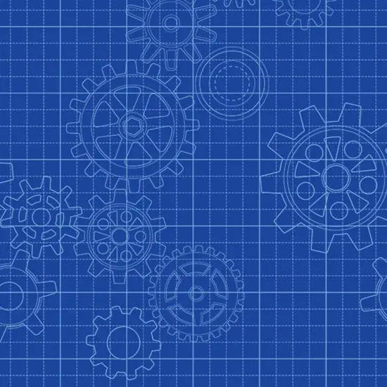 Bulletin Board Art Paper, Gears, 48" x 50', 1 Roll {1}