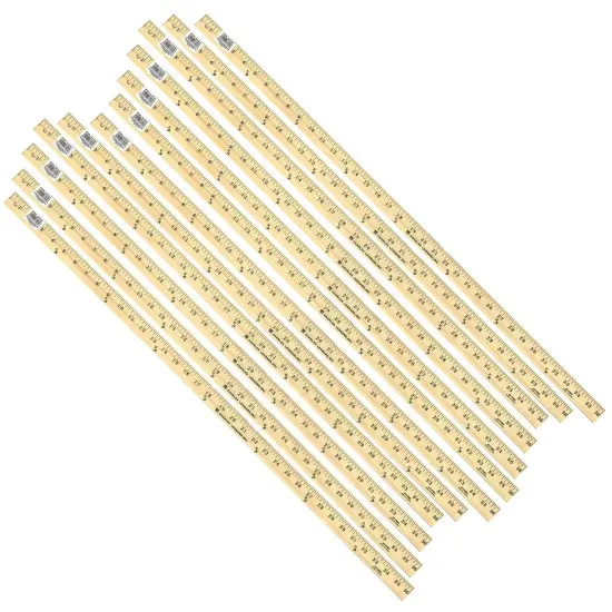 Wooden Yardstick, Pack of 12 {1}