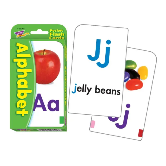 Alphabet Pocket Flash Cards, 6 Packs {2}