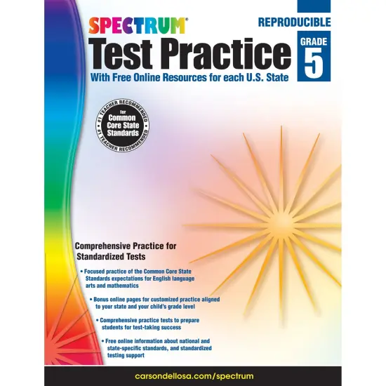 Test Practice Workbook, Grade 5 {1}