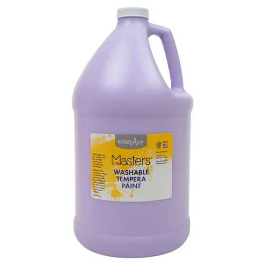 Little Masters&reg; Washable Tempera Paint, Gallon, Light Purple {1}