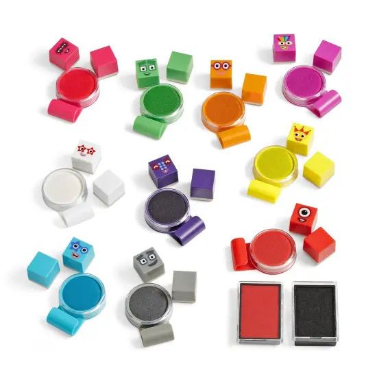 Numberblocks Stampoline Park Stamp Activity Set {5}
