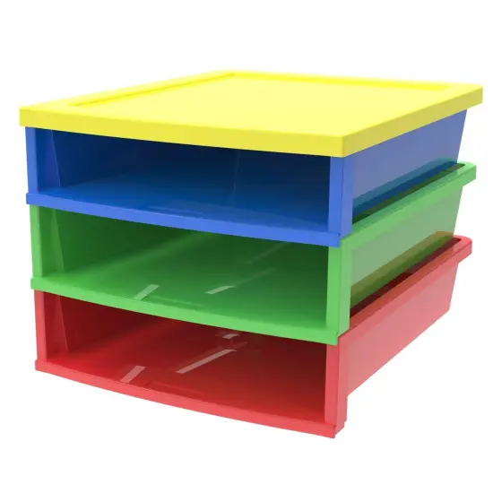 Quick Stack Construction Paper Organizer {4}