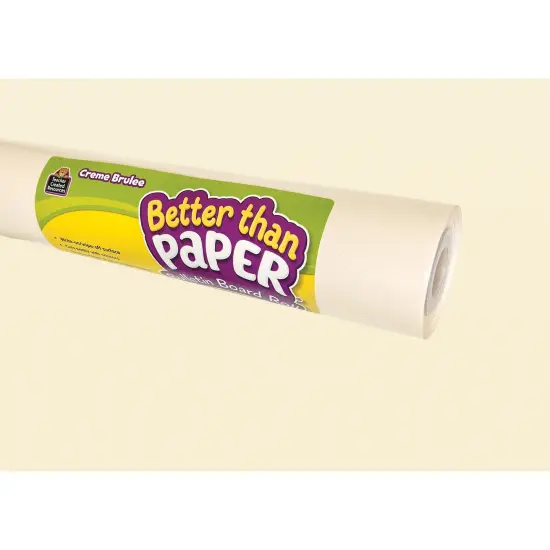 Better Than Paper&reg; Bulletin Board Roll, Creme Brulee, 4-Pack {2}