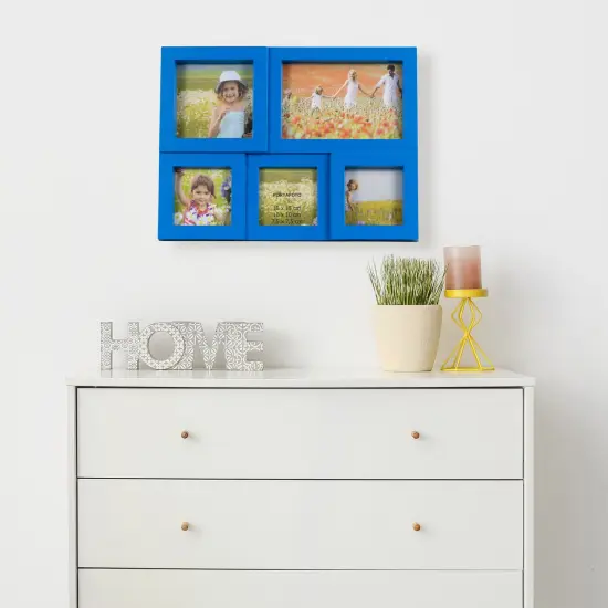 Northlight Multi Sized Photo Puzzle Picture Frame Wall Collage - 11.5 - Blue {3}