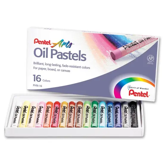 Oil Pastel Set, 16 Colors, 12 Sets {1}