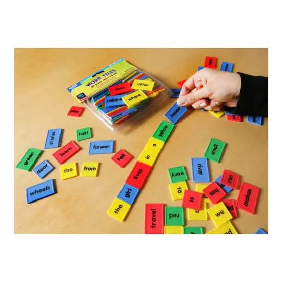 Tub of Word Tiles, 160 Per Set, 2 Sets {3}