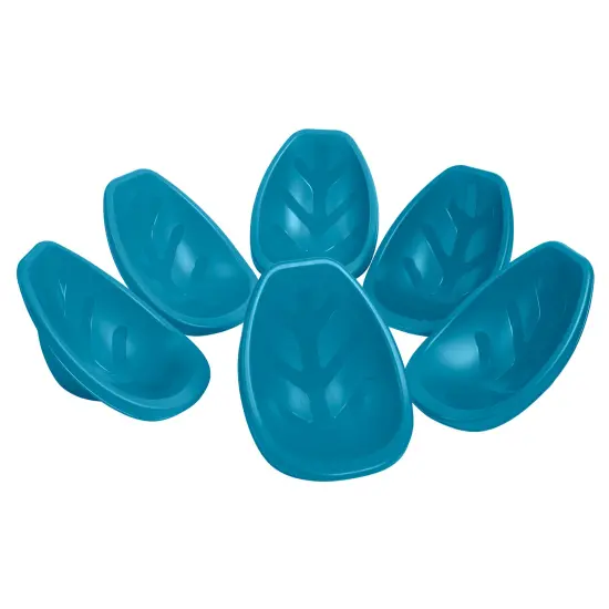 Leaf Floor Seat, Rocker Chair, 6-Piece Turquoise {1}