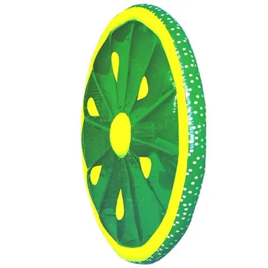 Pool Central Inflatable Fruit Slice Swimming Pool Lounger Raft - 60" - Lime Green {7}