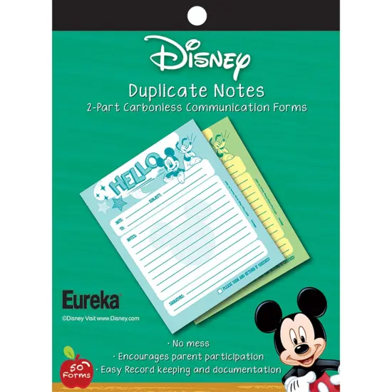 Mickey&reg; Hello Duplicate Notes, 50 Forms Per Pack, 3 Packs {2}