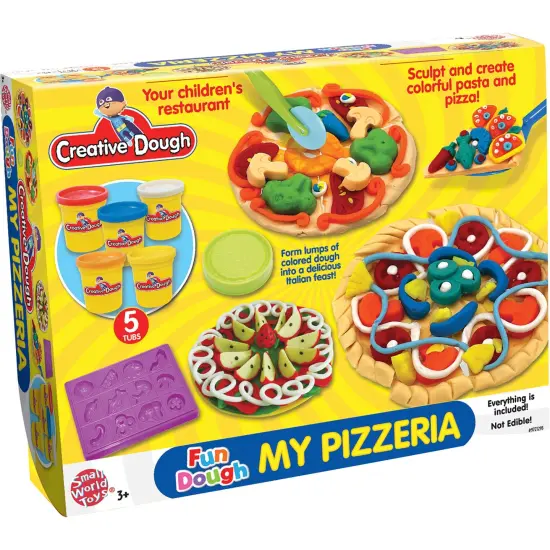 Creative Dough Fun Dough Activity Set - My Pizzeria {1}