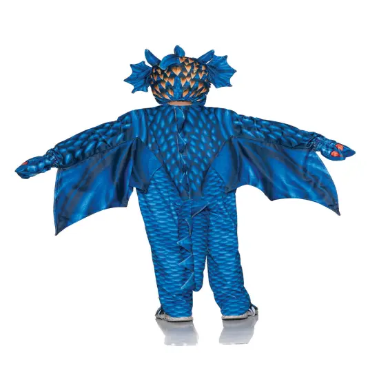 Blue Dragon Printed Children's Costume {3}