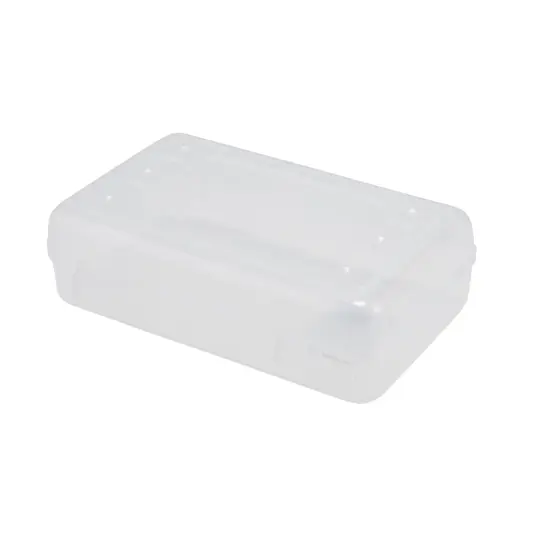 Pencil Box Clear, Pack of 6 {4}