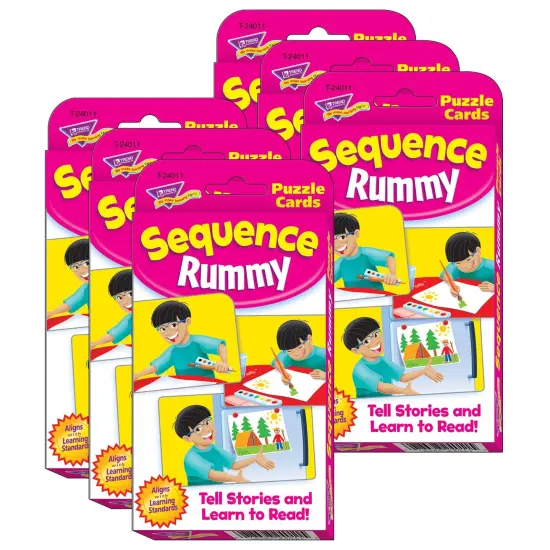 Sequence Rummy Challenge Cards&reg;, 6 Sets {1}