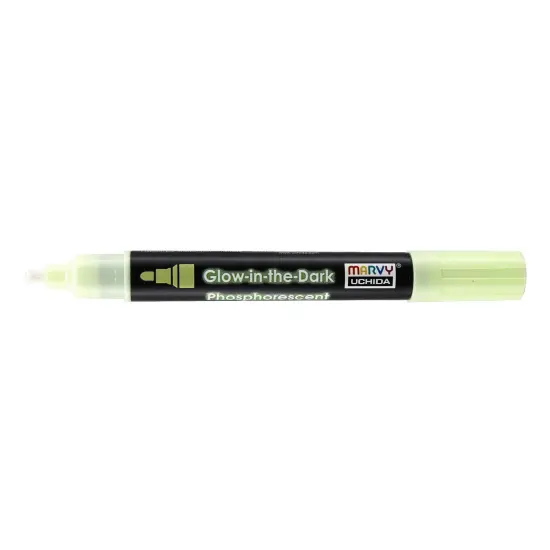 Glow In The Dark Green Fabric Marker, Pack of 6 {3}