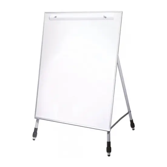 Dry Erase Easel with Adjustable Legs, 46" x 5" x 29.5" {2}