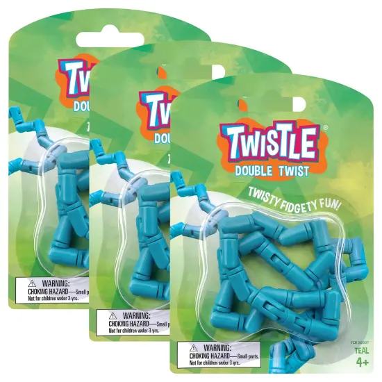 Twistle Double Twist, Teal, Pack of 3 {1}