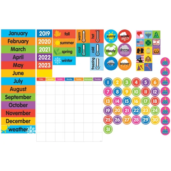 Giant Magnetic Calendar Set, 94 Pieces {1}