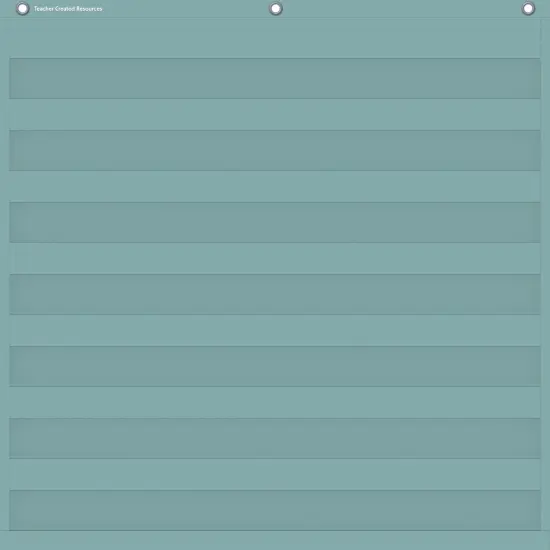 Calming Blue 7 Pocket Chart, 28" x 28" {1}