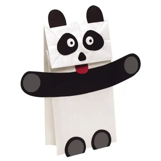 Kraft Bag, White, 6" x 3-5/8" x 11", 50 Per Pack, 2 Packs {6}