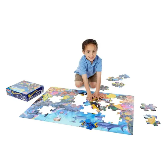 Underwater Floor Puzzle, 36" x 24", 48 Pieces {3}