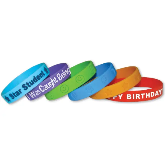 Wristbands Valu-Pak, Assorted, 24 Per Pack, 3 Packs {2}