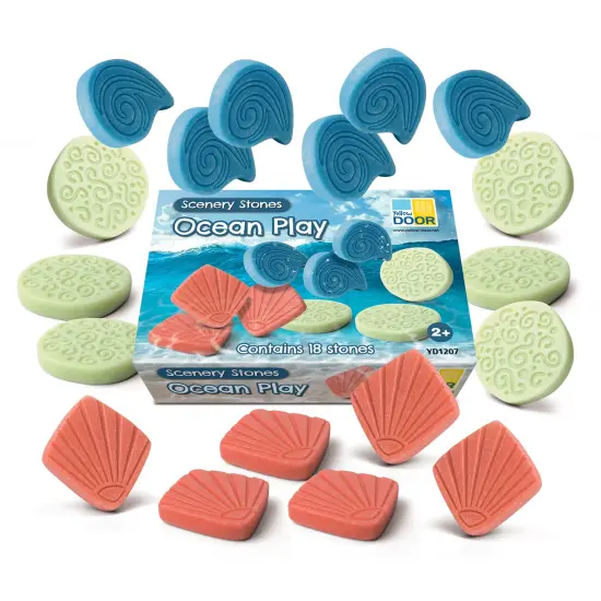 Scenery Stones &ndash; Ocean Play, Set of 18 {1}