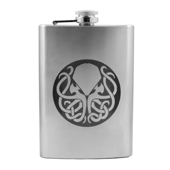 8oz Cthulhu Stainless Steel Flask {6}
